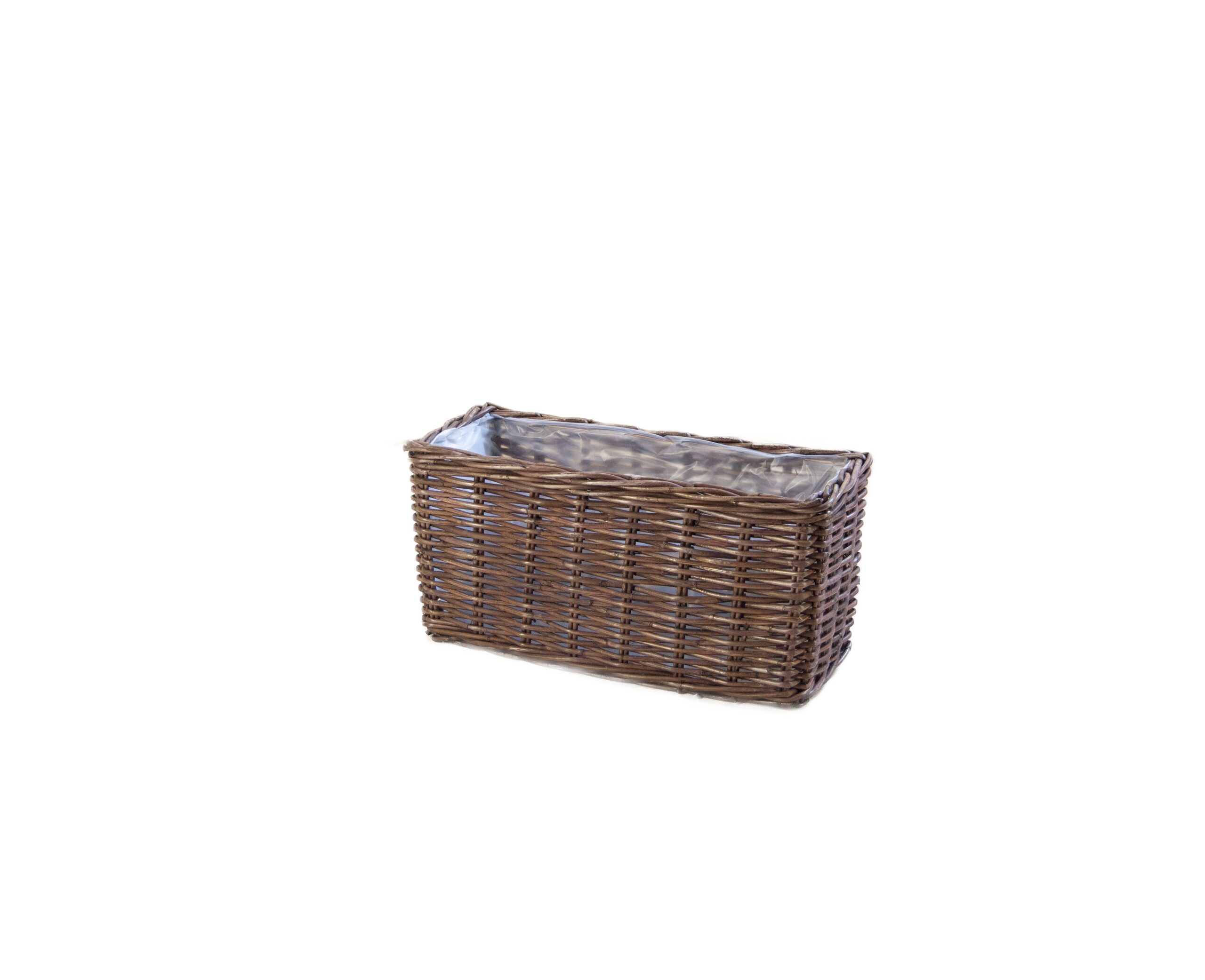 Bloembak groot kubu brown